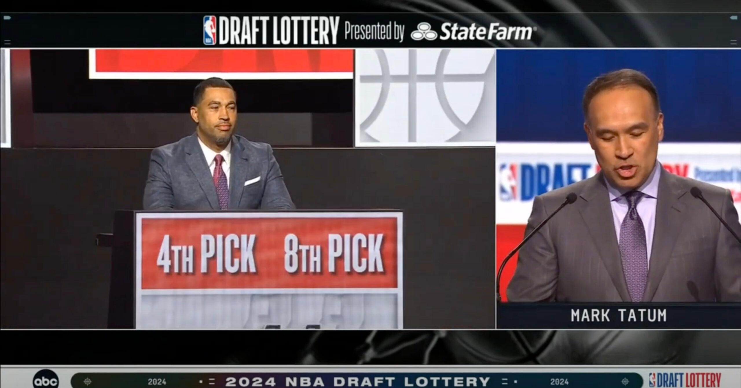 Spurs Lottery Draft NBA 2024