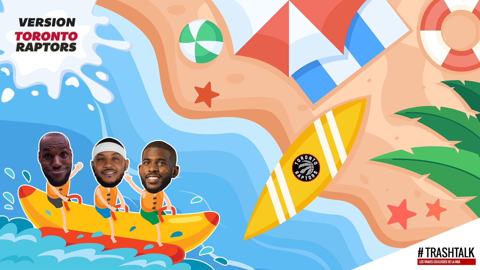 Toronto Raptors Vacances joueurs NBA