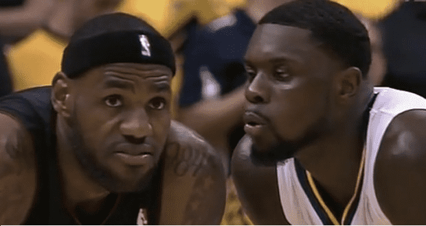 LeBron James Lance Stephenson