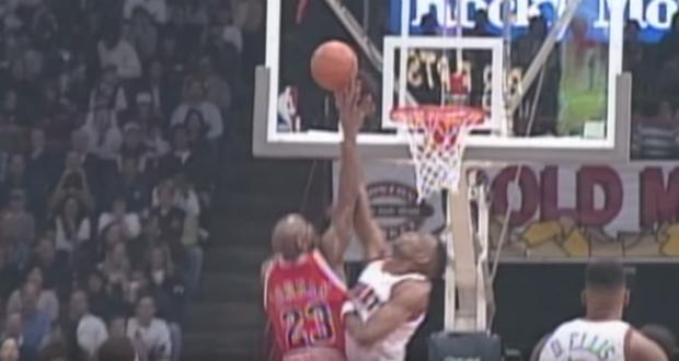 Dikembe Mutombo et ses contres