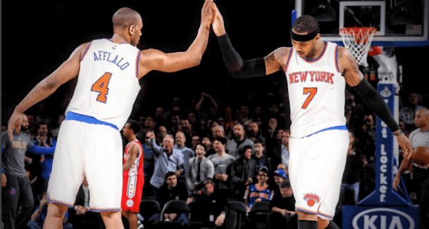 Carmelo Anthony Knicks Sixers