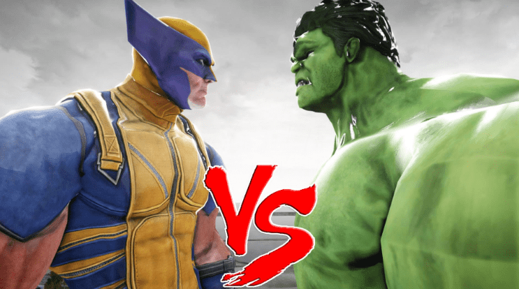 fight battle marvel comics hulk wolverine