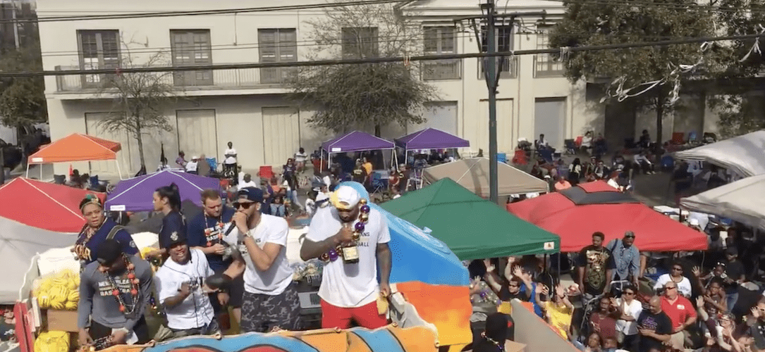 DeMarcus Cousins Char Mardi Gras