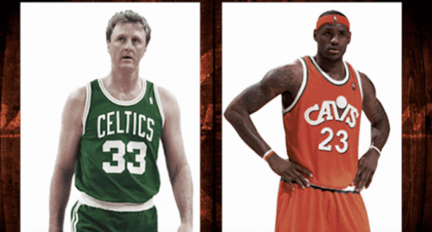 LeBron James Larry Bird