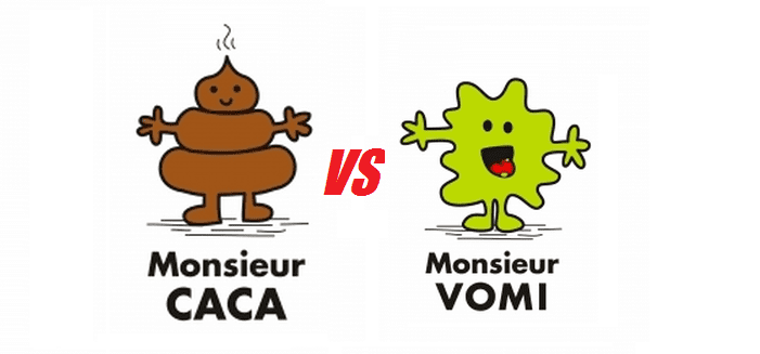 course au tanking caca vomi