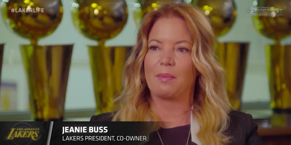 Jeanie Buss Lakers - Lonzo Ball
