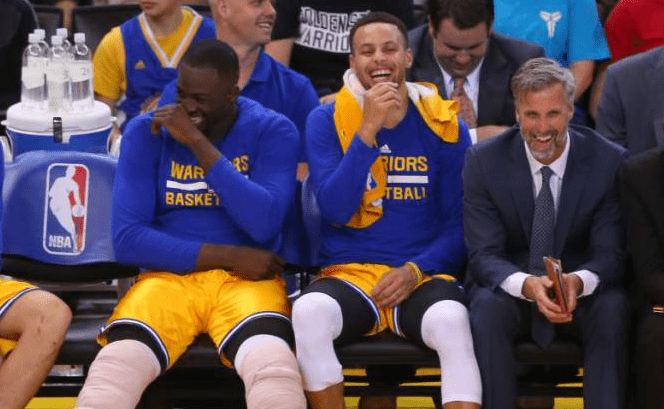 Stephen Curry Draymond Green Warriors