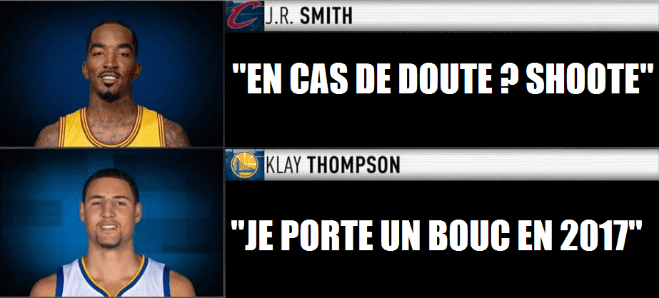 Klay Thompson JR Smith