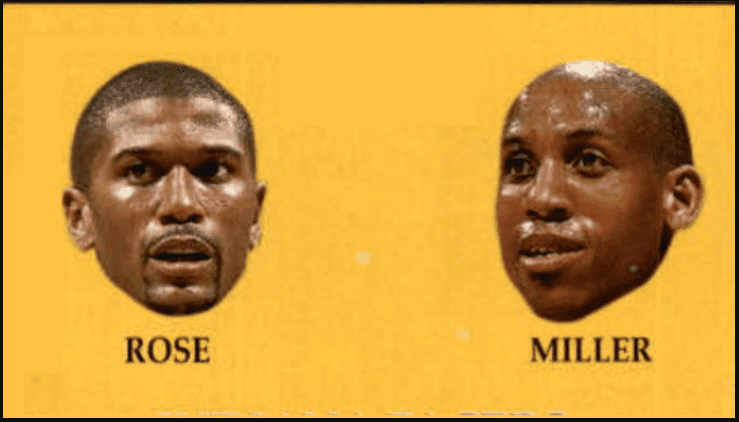 Jalen Rose et Reggie Miller