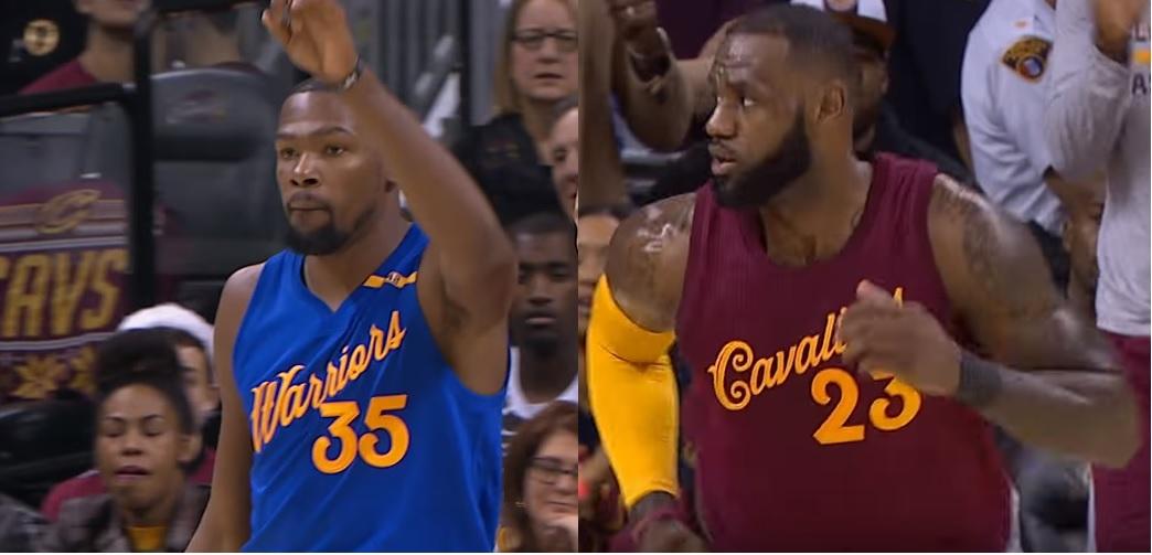 Warriors - Cavs - Kevin Durant - LeBron James