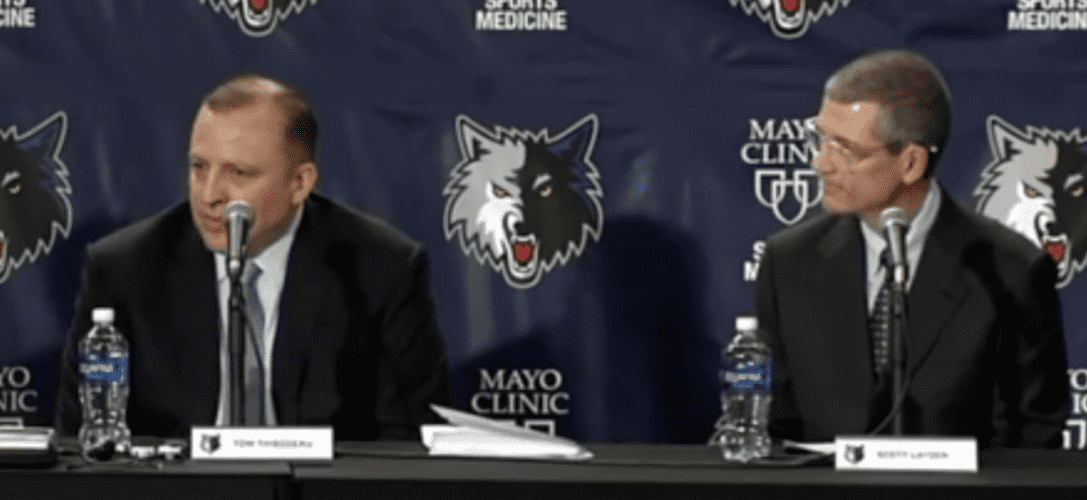 Tom Thibodeau et Scott Layden Minnesota Timberwolves