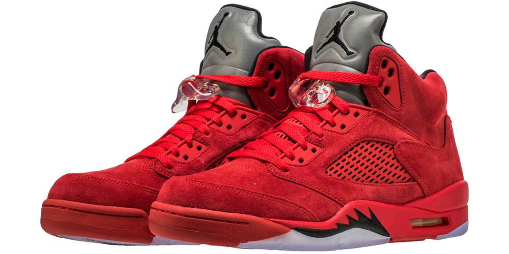 Air Jordan 5 Retro Red Suede