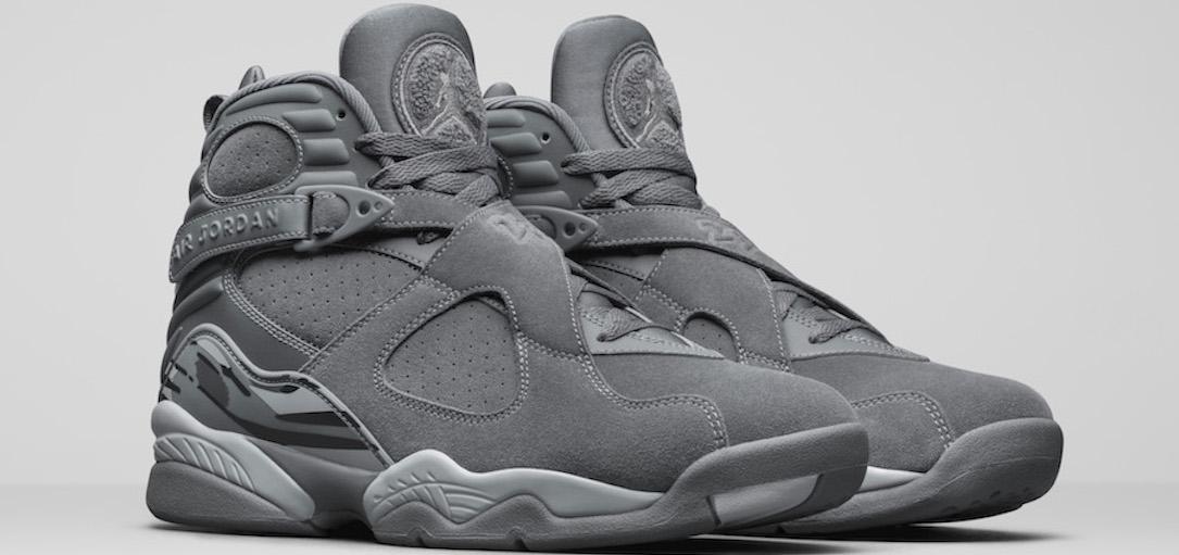 Air Jordan 8 Cool Grey