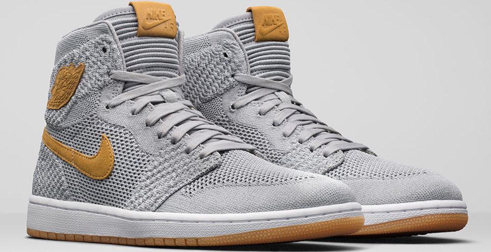 Air Jordan 1 Retro High Flyknit Golden Harvest