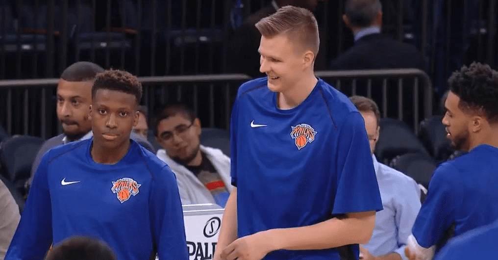 Knicks Kristaps Porzingis Frank Ntilikina