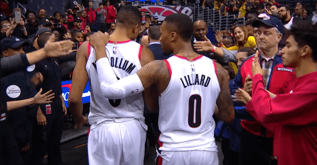 Blazers lillard mccollum pari