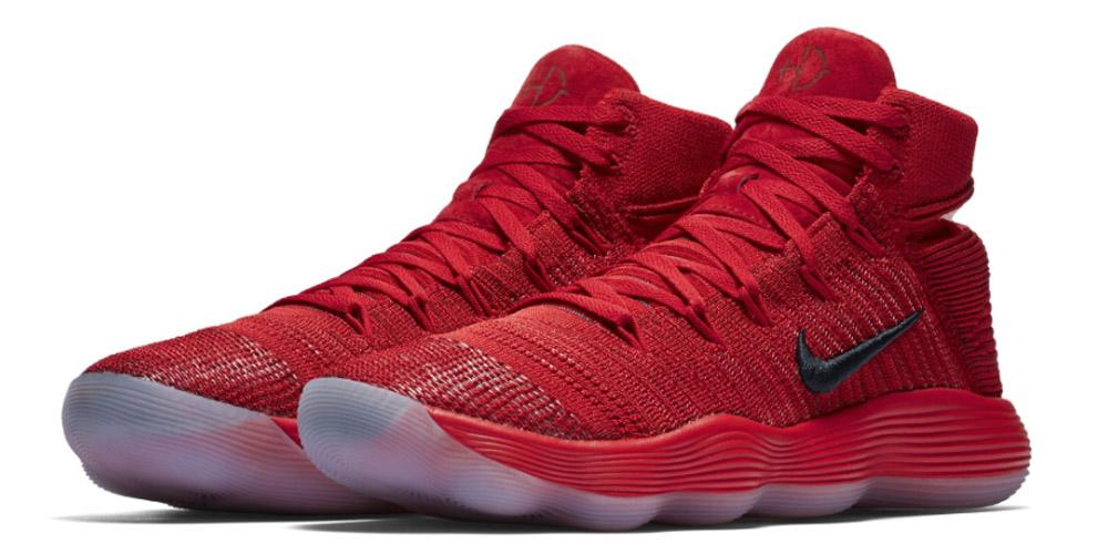 Nike React Hyperdunk 2017 Flyknit university red