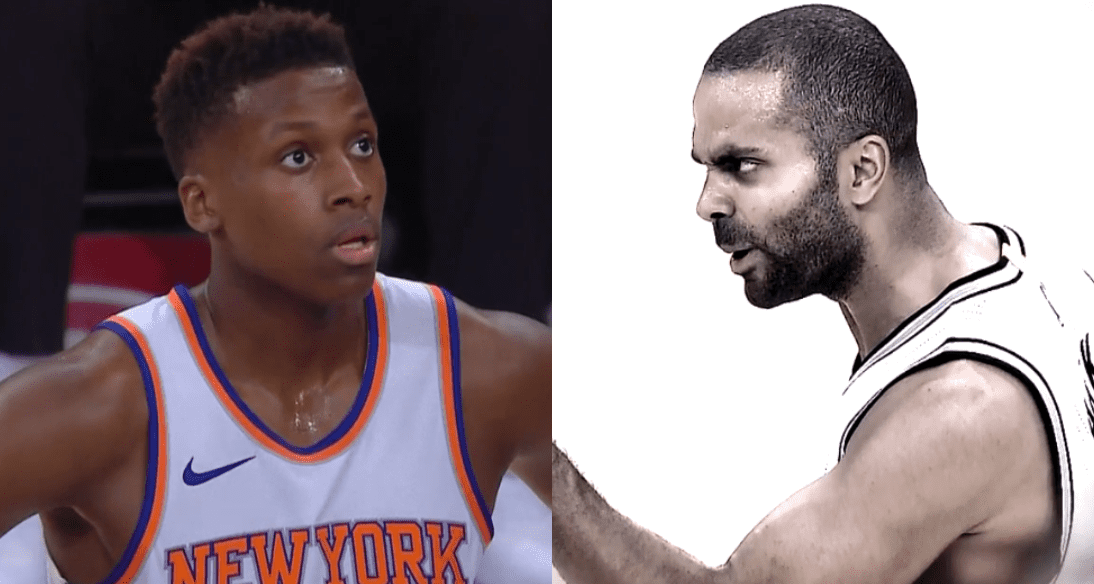 Frank Ntilikina Tony Parker
