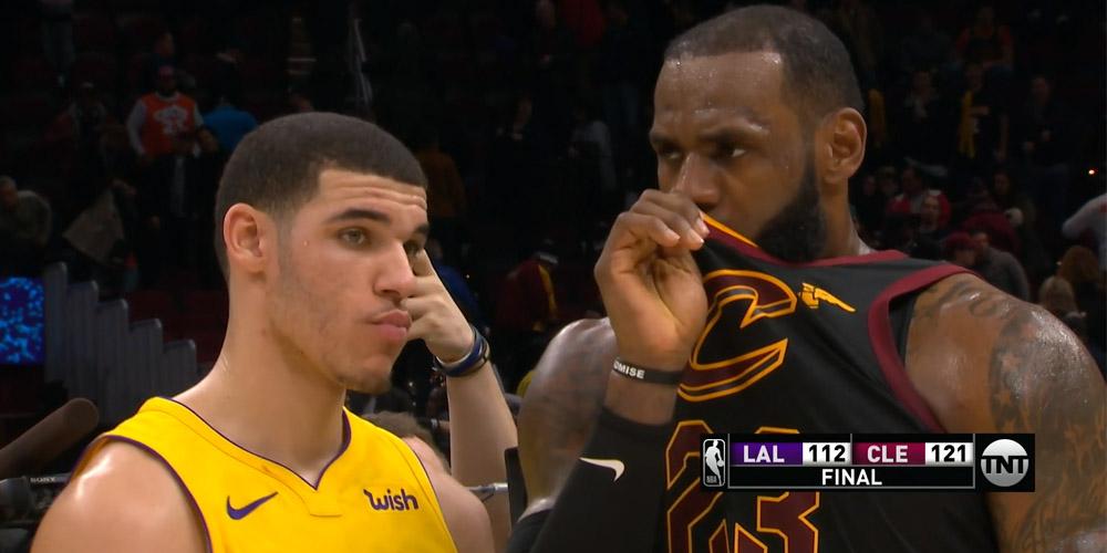 Lonzo Ball LeBron James