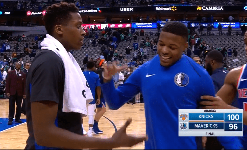 Frank Ntilikina Dennis Smith Jr