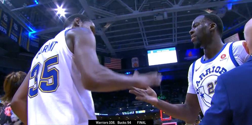 Warriors - Kevin Durant et Draymond Green