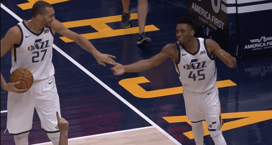 Jazz Donova Mitchell - Rudy Gobert