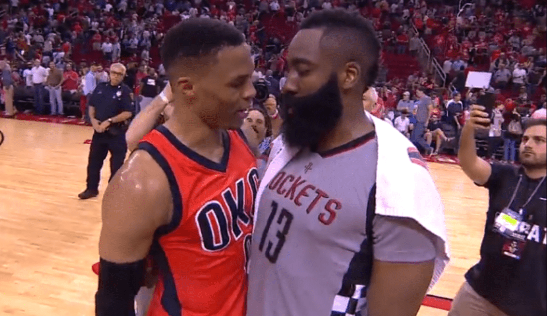 James Harden Russell Westbrook
