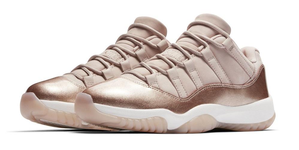 Air Jordan 11 Low GS Rose Gold