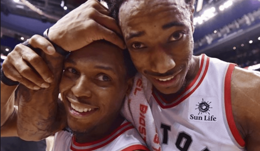 derozan lowry raptors