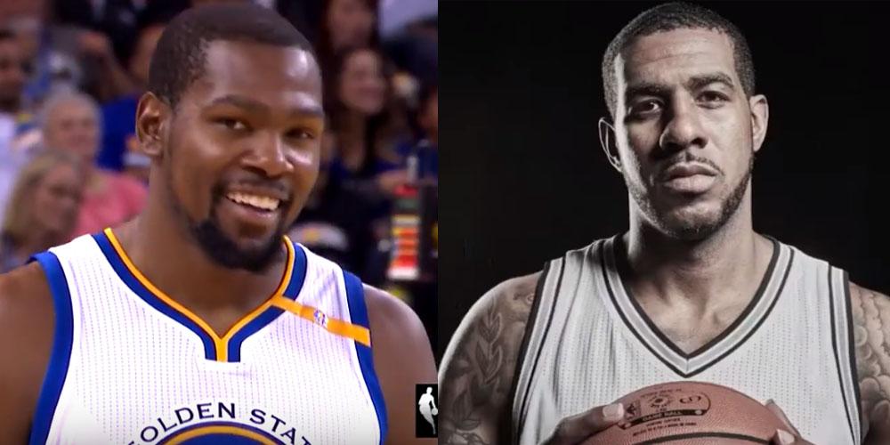 LaMarcus Aldridge Kevin Durant