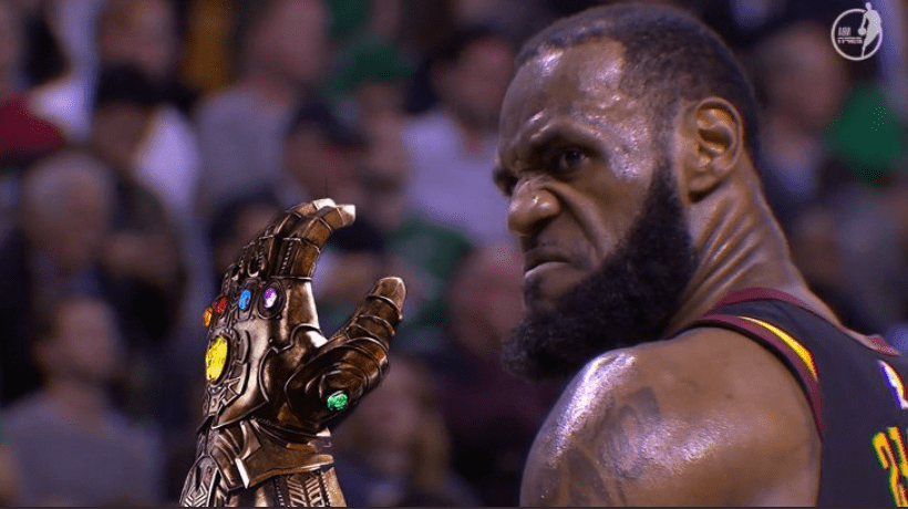 LeBron James Cavs Warriors