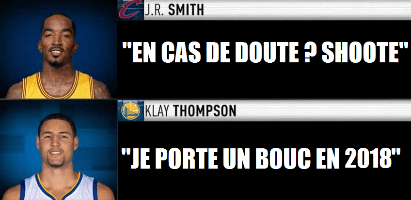 Klay Thompson JR Smith