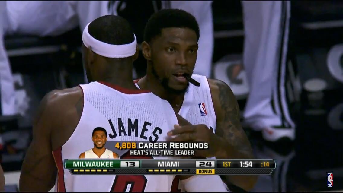 lebron james udonis haslem