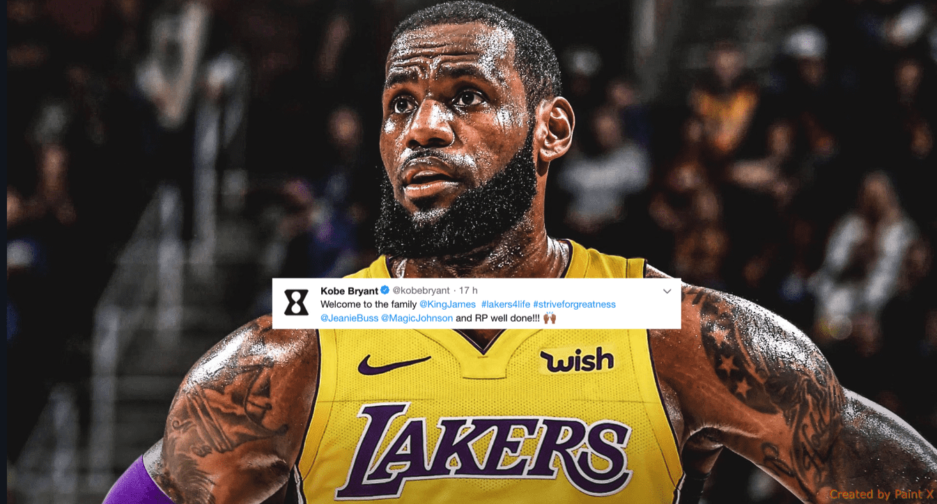 LeBron James Lakers Twitter