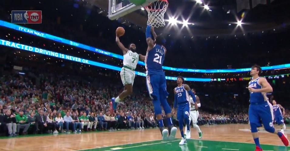 Jaylen Brown Celtics Joel Embiid