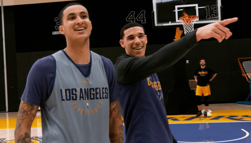 lonzo ball kyle kuzma lakers
