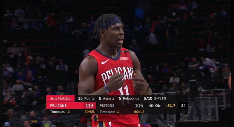 Jrue Holiday Pelicans pari