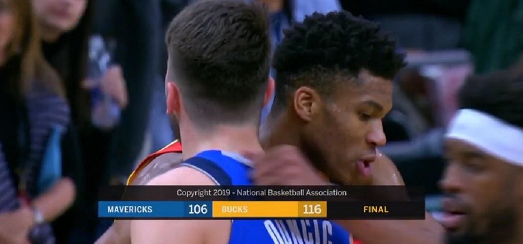 Giannis Antetokounmpo Bucks Luka Doncic 2