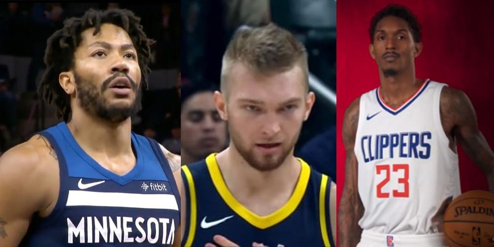 Lou Williams Derrick Rose Domantas Sabonis