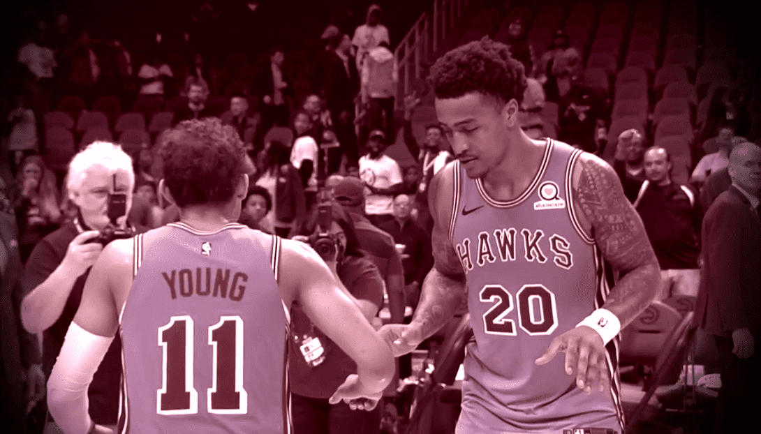 hawks john collins trae young