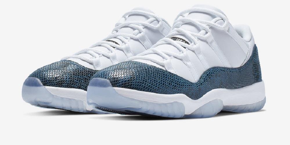 Air Jordan 11 Low Blue Snakeskin