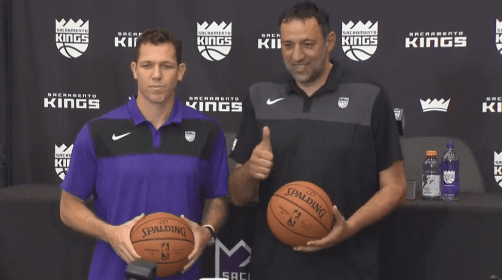 Luke Walton Vlade Divac Kings