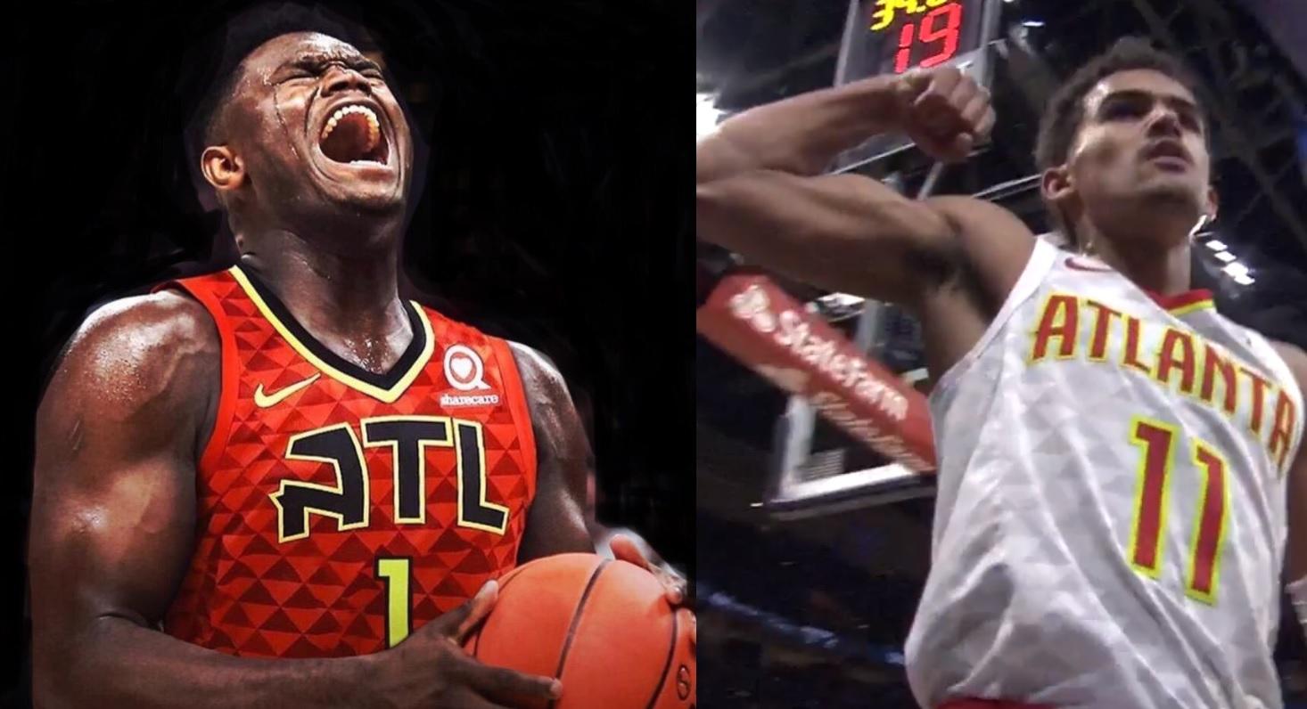 hawks zion williamson trae young