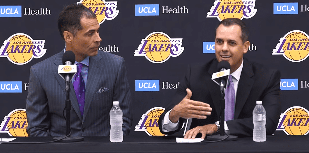 Frank Vogel présentation Lakers