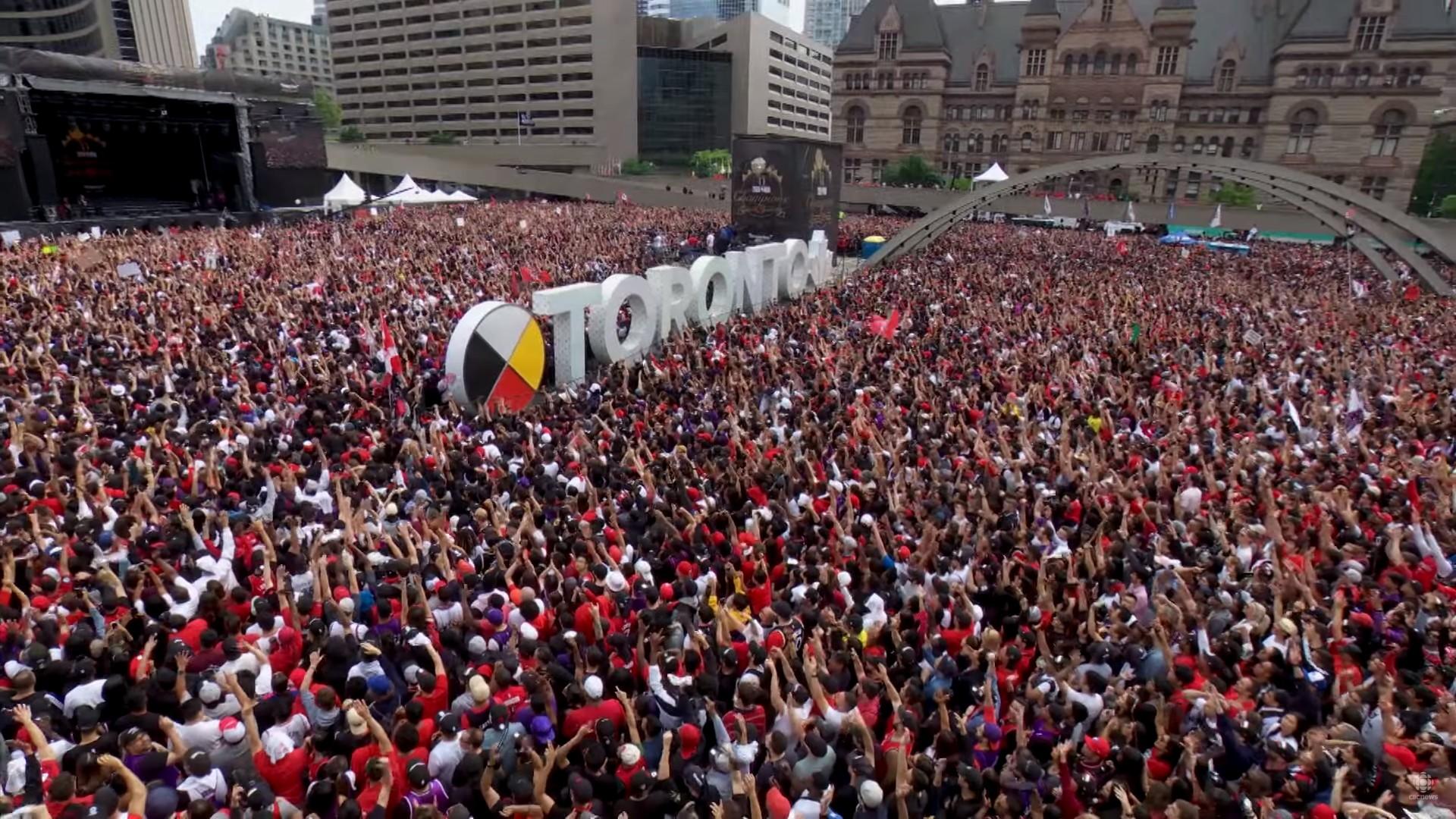 Raptors parade