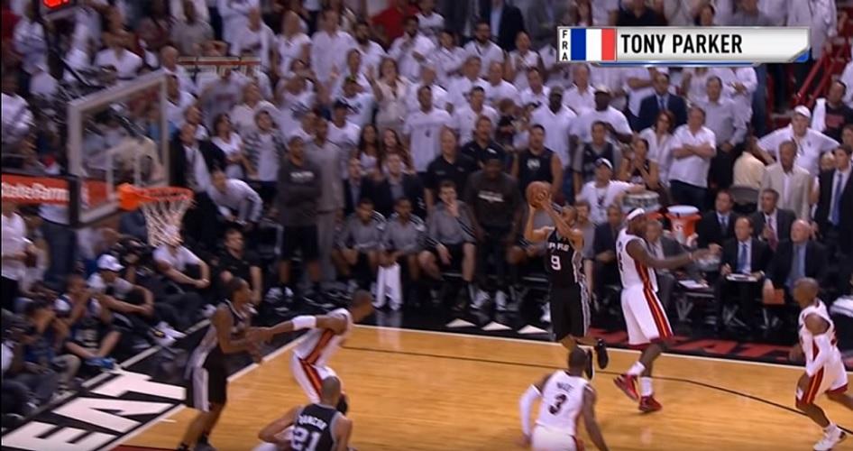 Tony Parker LeBron James Spurs Heat 2013