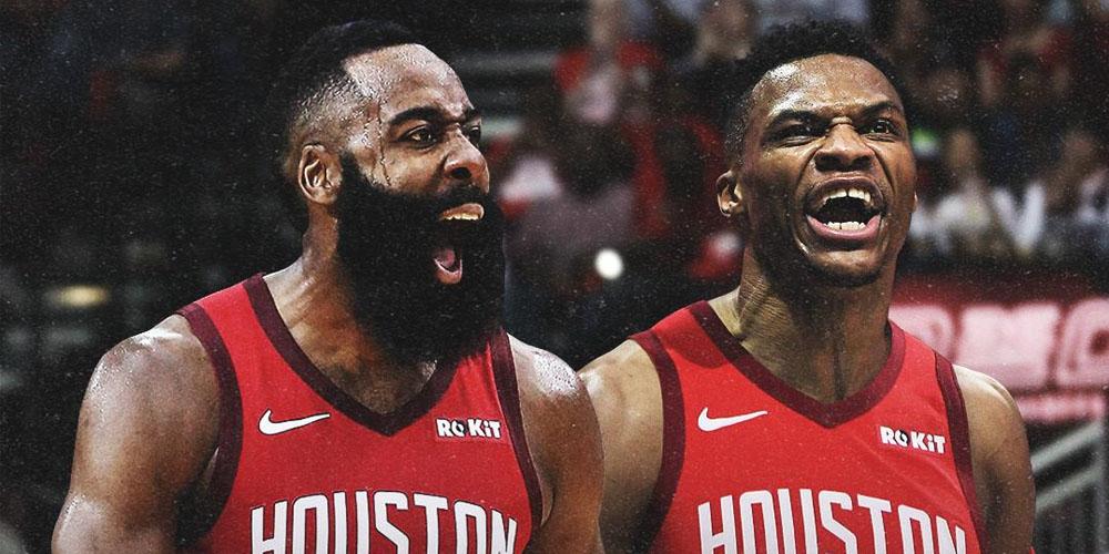 Russell Westbrook James Harden Rockets