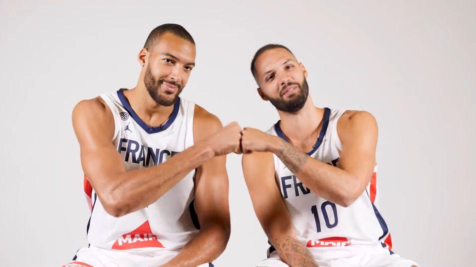 Evan Fournier Rudy Gobert équipe de France