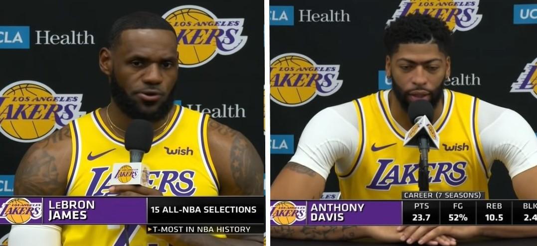 LeBron James pari Anthony Davis