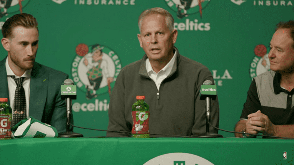 Gordon Hayward Danny Ainge Celtics